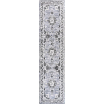 Bausch Bohemian Distressed Chenille Machine-washable Area Rug